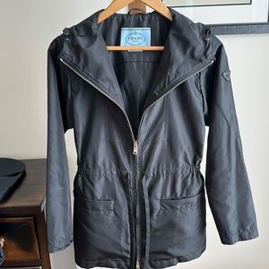 Prada nylon Jacket with garment bag.